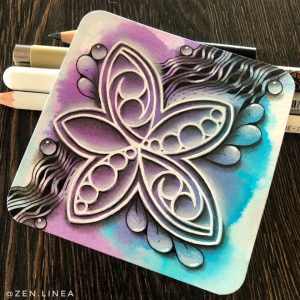 Zentangle Inspired Technique Zenbossing
