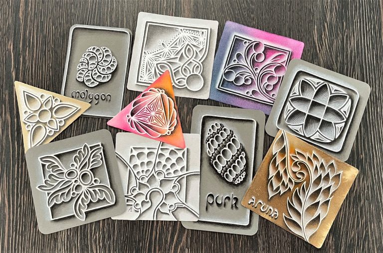 Zentangle Inspired Technique Zenbossing