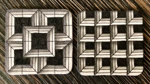 Reticula and Fragments Zentangle