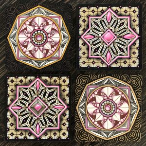 Zentangle Reticula and Fragments Mandalas