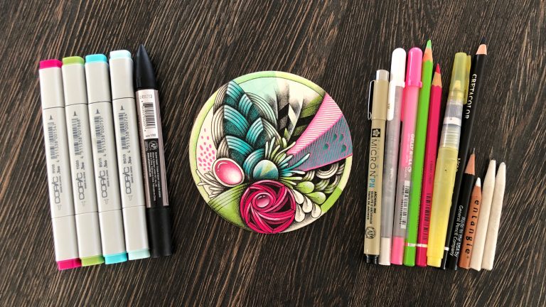 Zentangle Tangled Abstracts