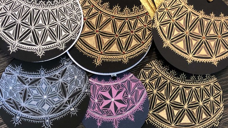 Christmas Zentangle Class