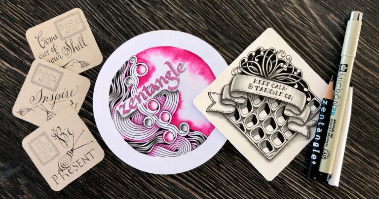 Zentangle Drawings Zen Linea