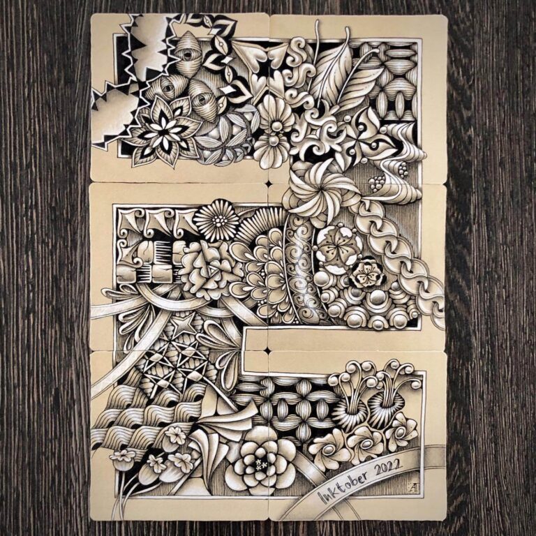Inktober Tangles 2022