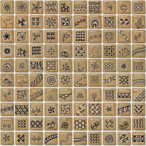 100 Days of Zentangle Zen Linea mosaic