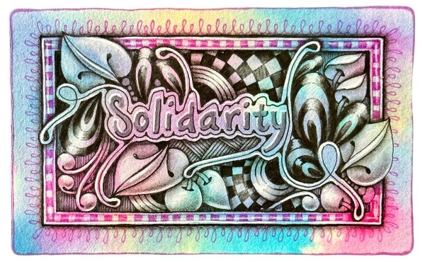Solidarity Drawing Zen Linea